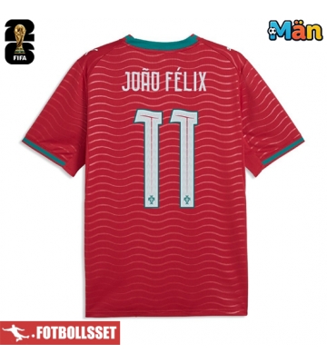 Portugal Joao Felix #11 Hemmatröja VM 2026 Kortärmad